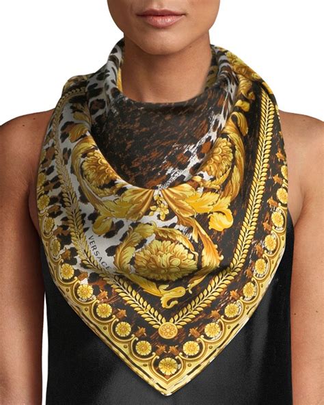 versace scarf silk cheap|atelier versace silk scarf.